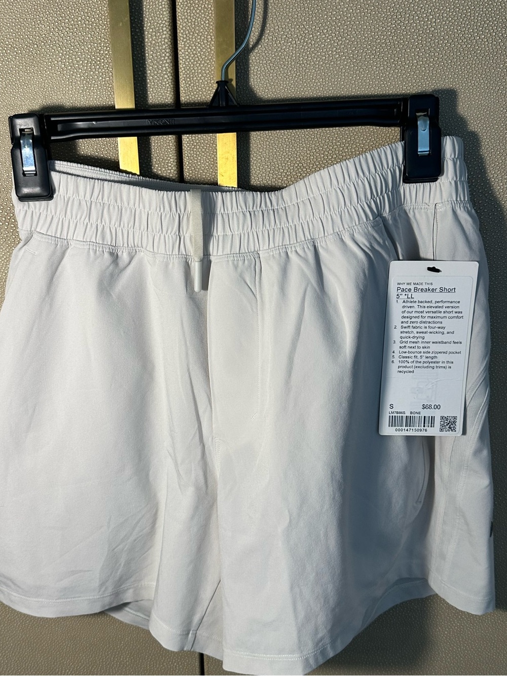 lululemon athletica Women’s Light Gray Athletic Shorts